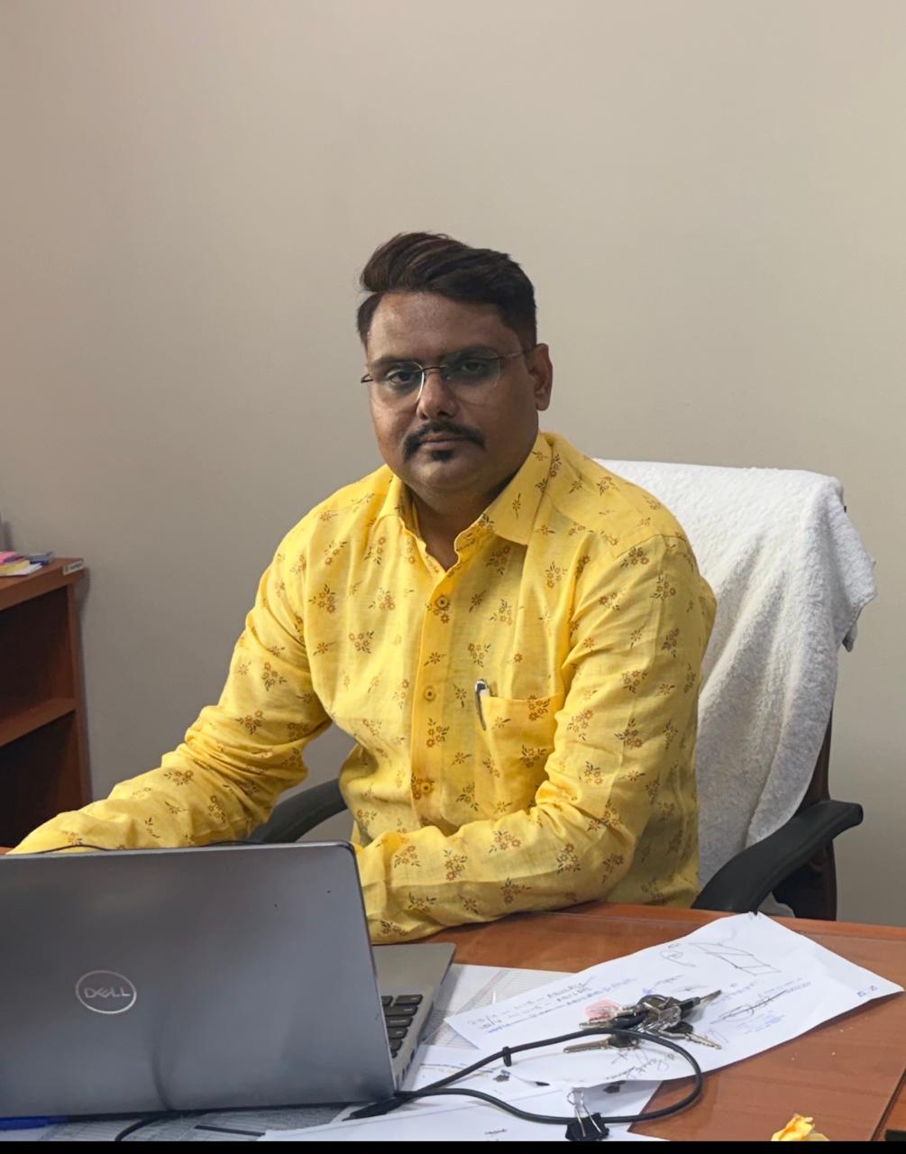 Dr. Biswas at work