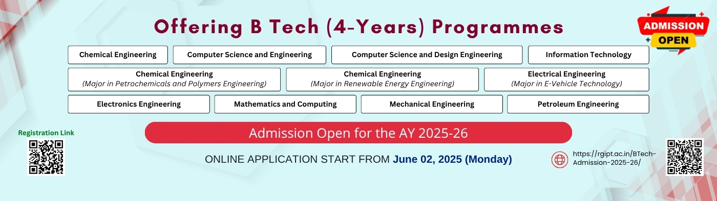 Admission to B Tech Programmes Open for the AY 2025-26