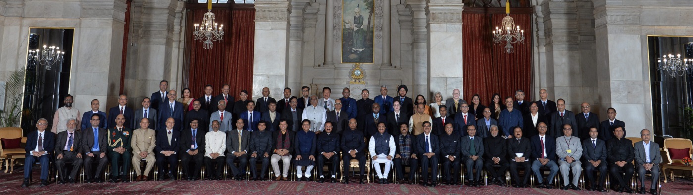 Professor A S K Sinha, Director, RGIPT at the Conference of Vice Chancellors and Directors of Central Universities and Institutes of Higher Learning held at Rashtrapati Bhawan | December 14, 2019