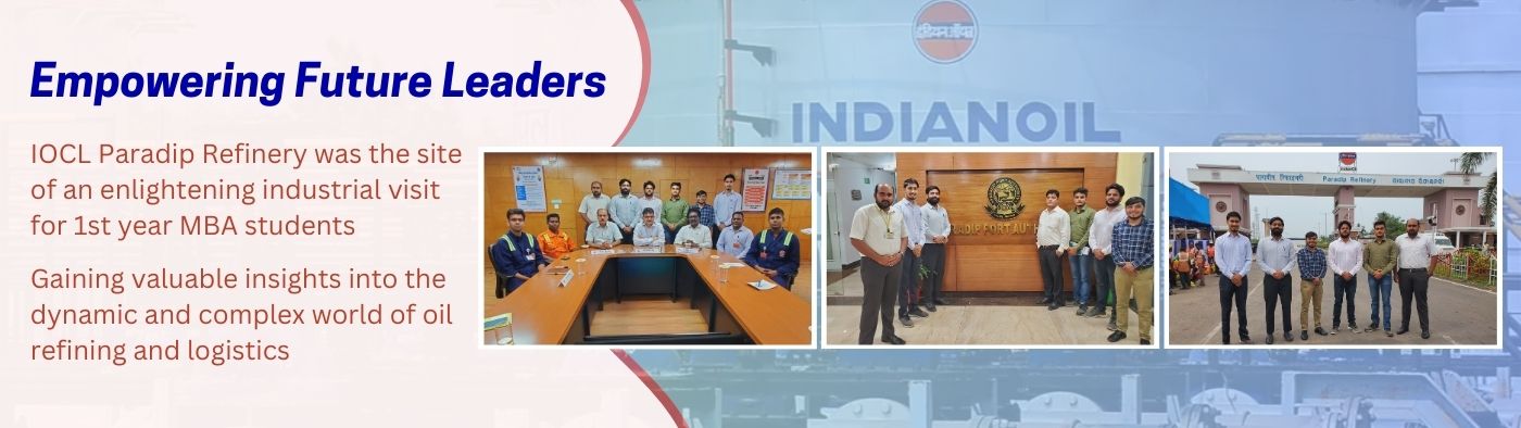 Industrial visit of MBA 1st year students (2023-25) to IOCL Paradip Refinery