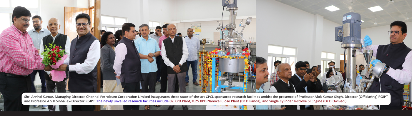 Inauguration of Chennai Petroleum Corporation Limited (CPCL) Sponsored Research Facilities || July 12, 2024