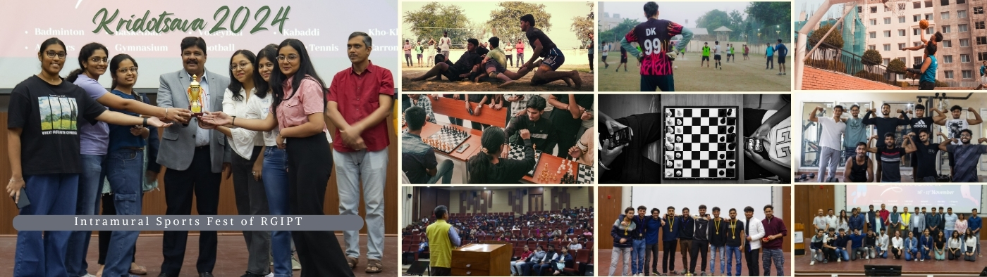 Glimpses of Kridotsava 2024 - Intramural Sports Fest of RGIPT || November 16-17, 2024