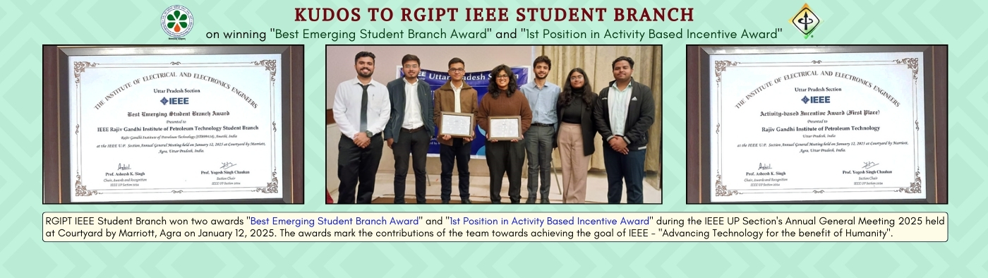 Kudos to RGIPT IEEE Student Branch