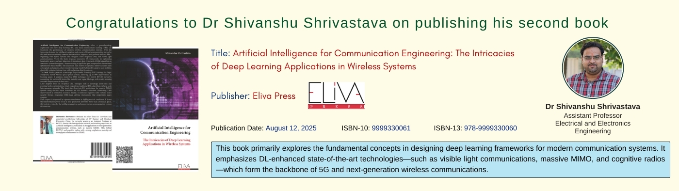 Kudos to Dr Shivanshu Shrivastava!