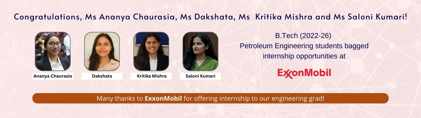 Kudos to Selected Students!