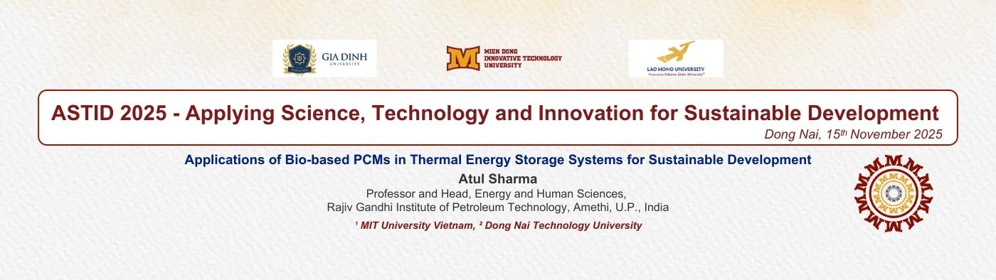 Professor Atul Sharma delivered a talk at MIT University Vietnam, and Dong Nai Technology University