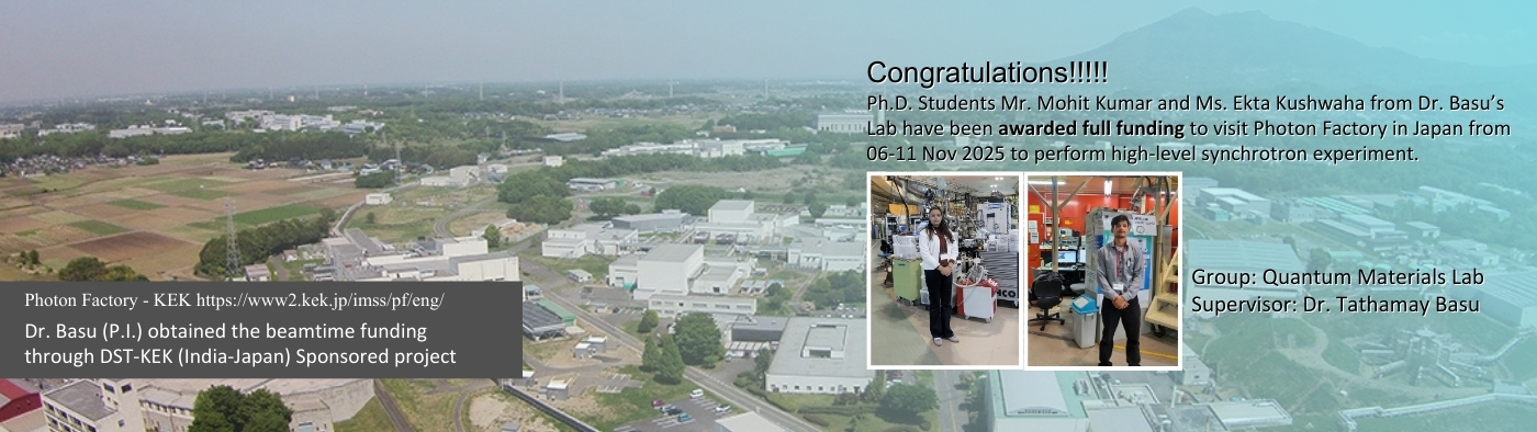 Kudos to Dr Tathamay Basu, Mr Mohit Kumar and Ms Ekta Kushwaha