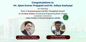 Kudos to Mr Ajeet Kumar Prajapati and Mr Aditya Kashyap