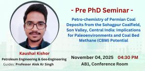 Pre-PhD Seminar of Kaushal Kishor