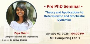 Pre PhD Seminar of Ms Puja Bharti