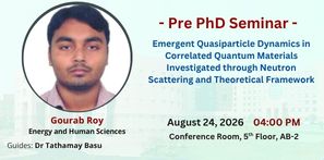 - Pre PhD Seminar -