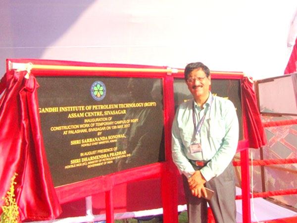 Advisor (Project), RGIPT at Inauguration of  Construction Work of   RGIPT Temporary Campus.