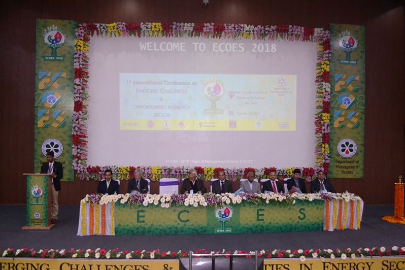 ECOES 2018 - International Conference on Emerging Challenges and Opportunities in Energy Sector