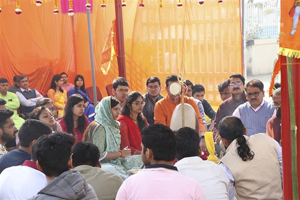 Inauguration of Narmadeshwar Mandir