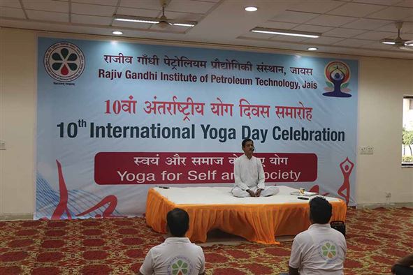 Celebration of 10th International Day of Yoga