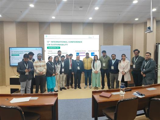 Professor Atul Sharma and Dr Saurabh Mishra at SUSCON-XII, IIM Shillong