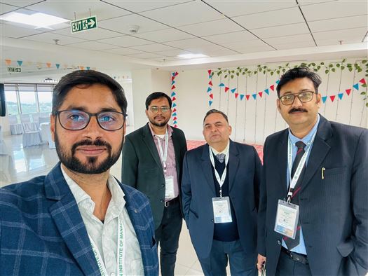 Professor Atul Sharma and Dr Saurabh Mishra at SUSCON-XII, IIM Shillong